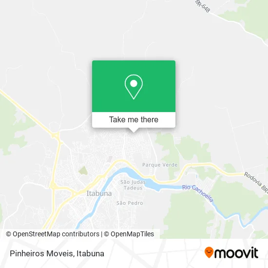 Pinheiros Moveis map