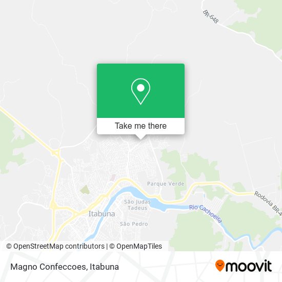 Magno Confeccoes map