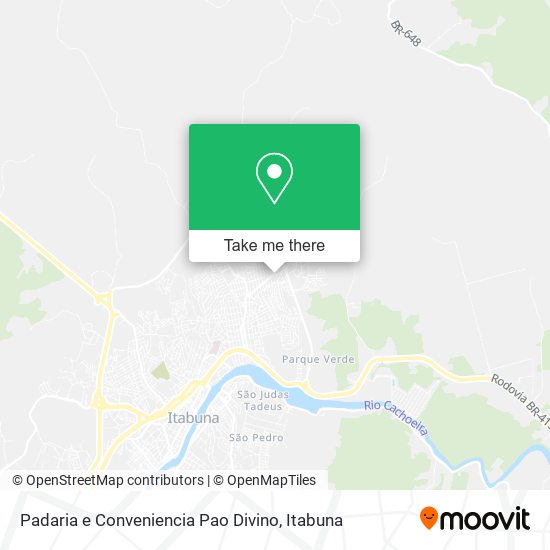 Padaria e Conveniencia Pao Divino map