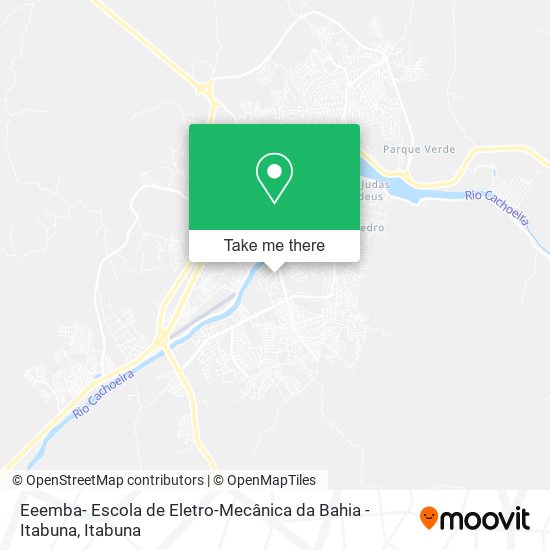 Mapa Eeemba- Escola de Eletro-Mecânica da Bahia - Itabuna