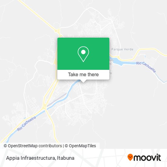 Appia Infraestructura map