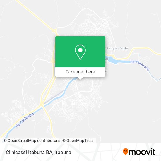 Clinicassi Itabuna BA map