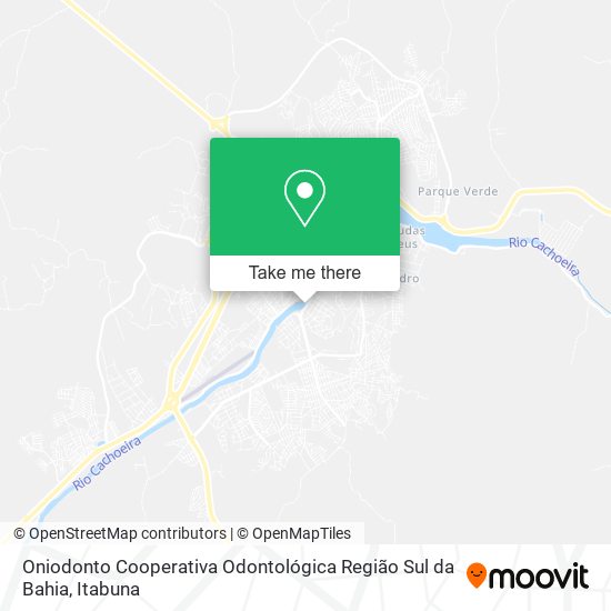 Oniodonto Cooperativa Odontológica Região Sul da Bahia map