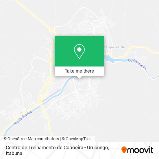 Mapa Centro de Treinamento de Capoeira - Urucungo