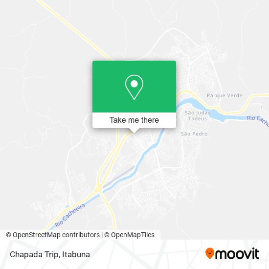 Chapada Trip map
