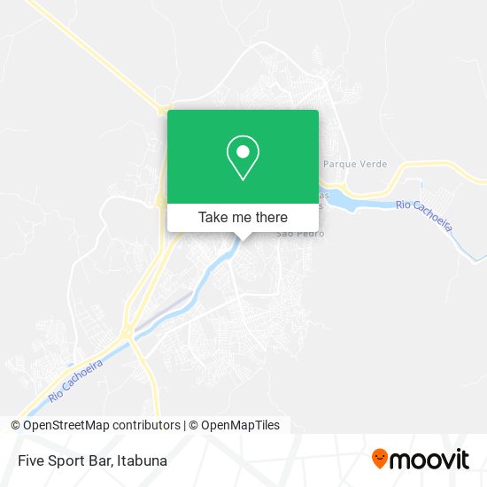 Five Sport Bar map