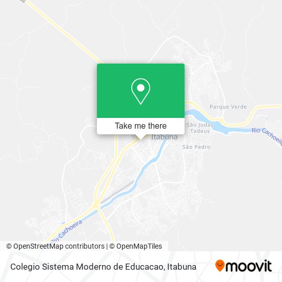 Mapa Colegio Sistema Moderno de Educacao