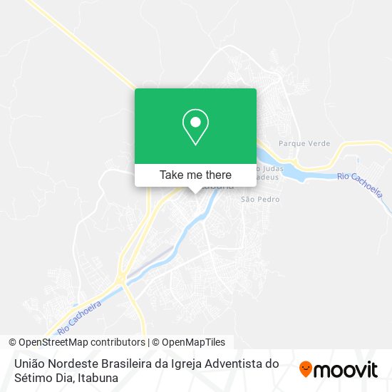 União Nordeste Brasileira da Igreja Adventista do Sétimo Dia map