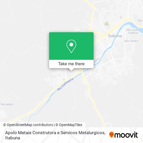 Apolo Metais Construtora e Servicos Metalurgicos map