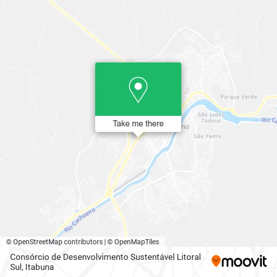Consórcio de Desenvolvimento Sustentável Litoral Sul map