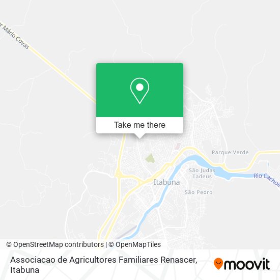 Mapa Associacao de Agricultores Familiares Renascer