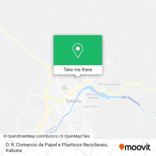 O. R. Comercio de Papel e Plasticos Reciclaveis map