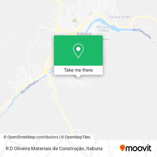 R D Oliveira Materiais de Construção map