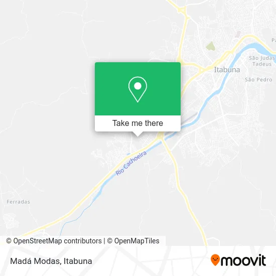 Madá Modas map