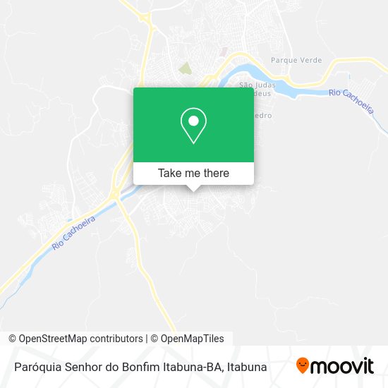 Paróquia Senhor do Bonfim Itabuna-BA map
