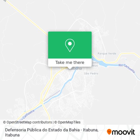 Mapa Defensoria Pública do Estado da Bahia - Itabuna