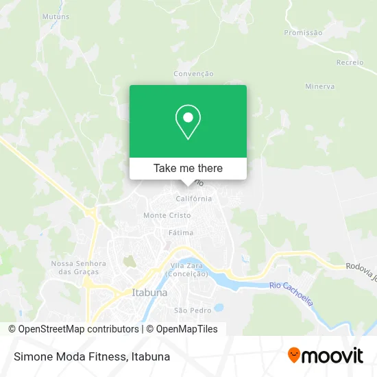 Simone Moda Fitness map