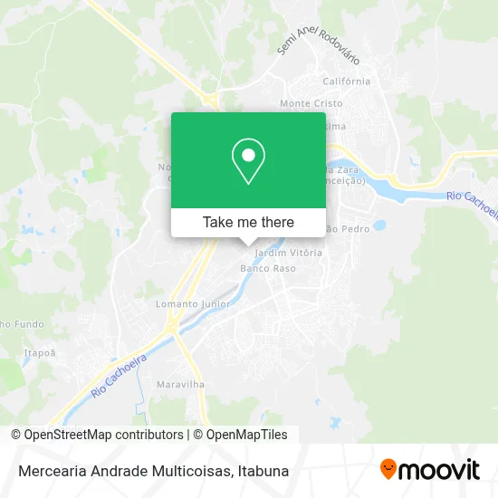Mercearia Andrade Multicoisas map