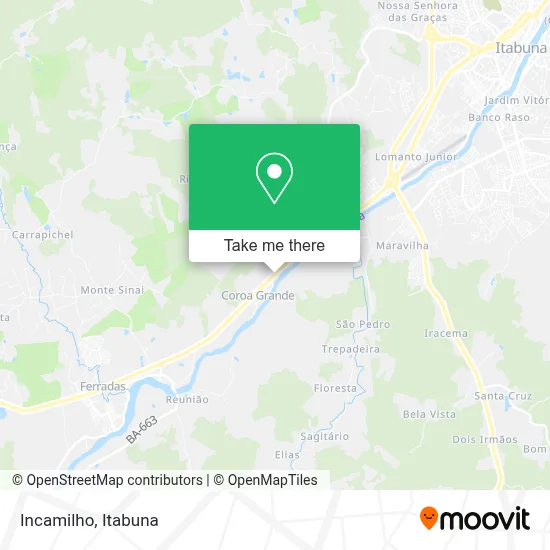 Incamilho map