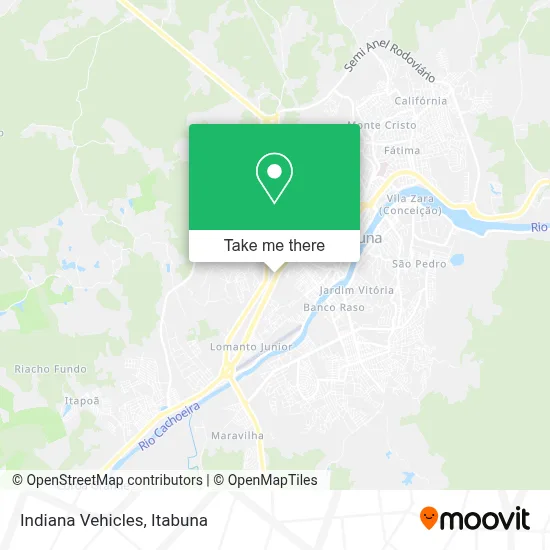Indiana Vehicles map