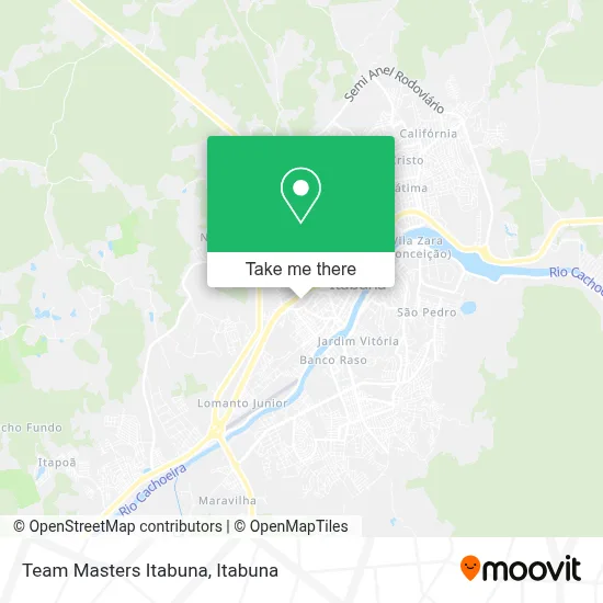 Team Masters Itabuna map