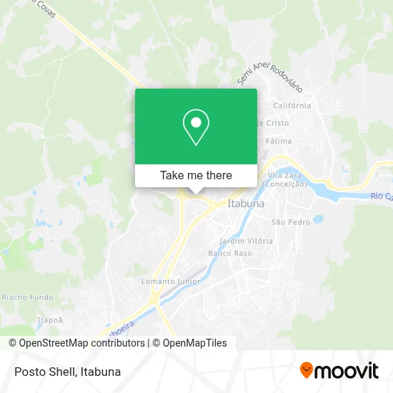 Posto Shell map