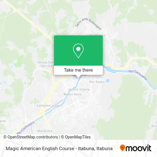 Magic American English Course -  Itabuna map