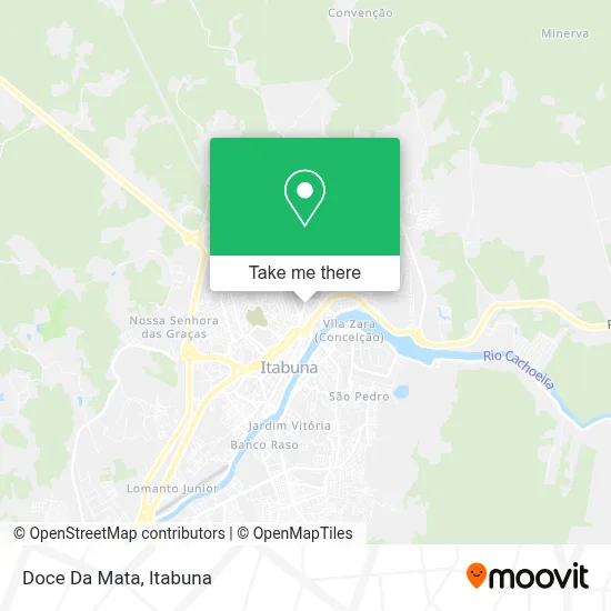 Doce Da Mata map