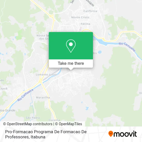 Pro-Formacao Programa De Formacao De Professores map