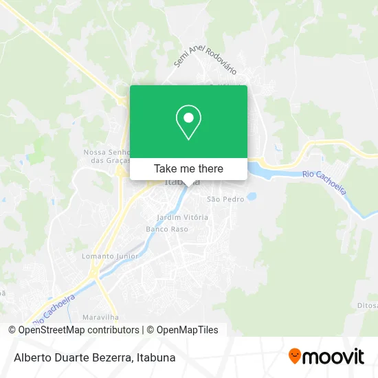 Alberto Duarte Bezerra map