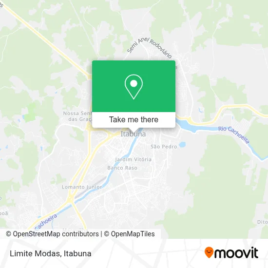 Limite Modas map