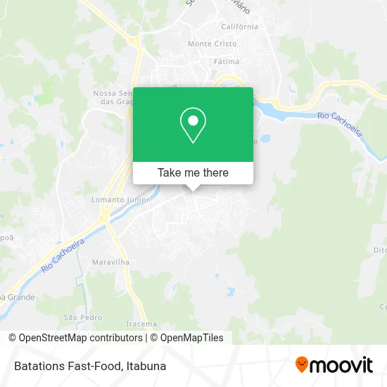 Batations Fast-Food map