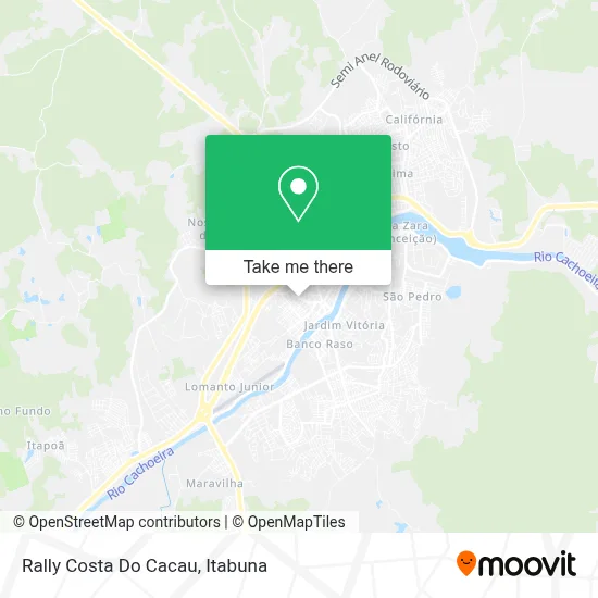 Rally Costa Do Cacau map