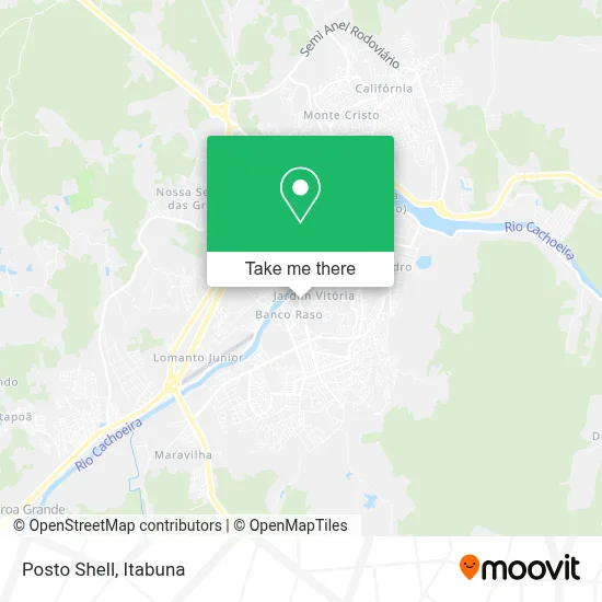 Posto Shell map
