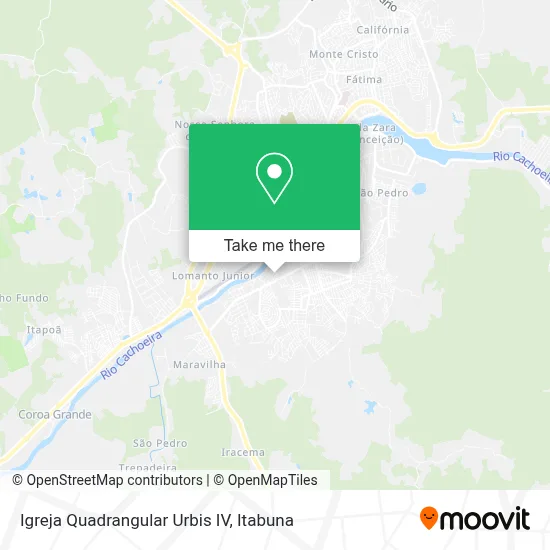 Igreja Quadrangular Urbis IV map