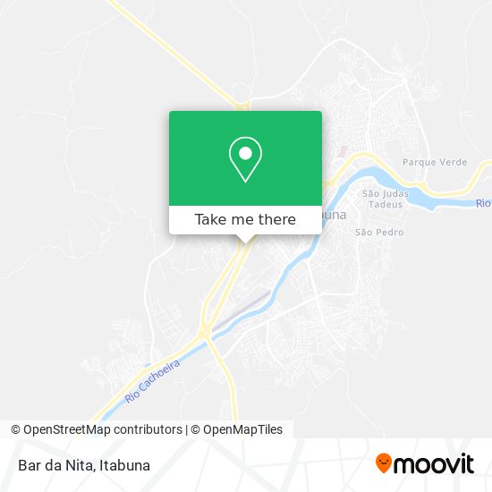 Mapa Bar da Nita