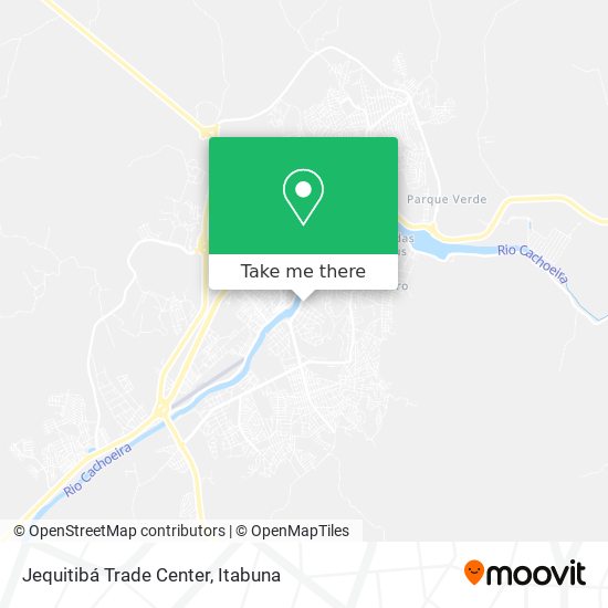 Mapa Jequitibá Trade Center