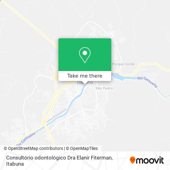 Mapa Consultório odontológico Dra Elanir Fiterman