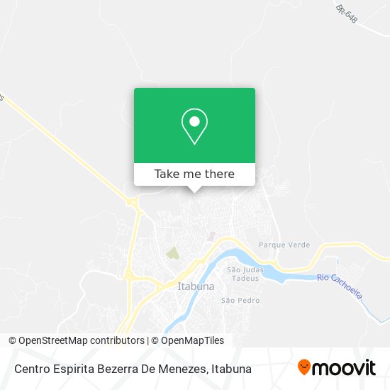 Mapa Centro Espirita Bezerra De Menezes