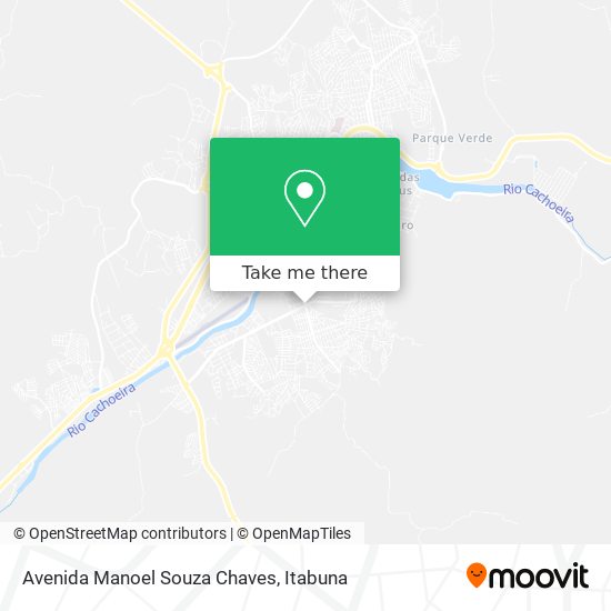 Mapa Avenida Manoel Souza Chaves