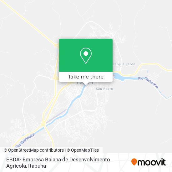 EBDA- Empresa Baiana de Desenvolvimento Agrícola map