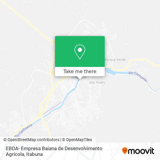 Mapa EBDA- Empresa Baiana de Desenvolvimento Agrícola