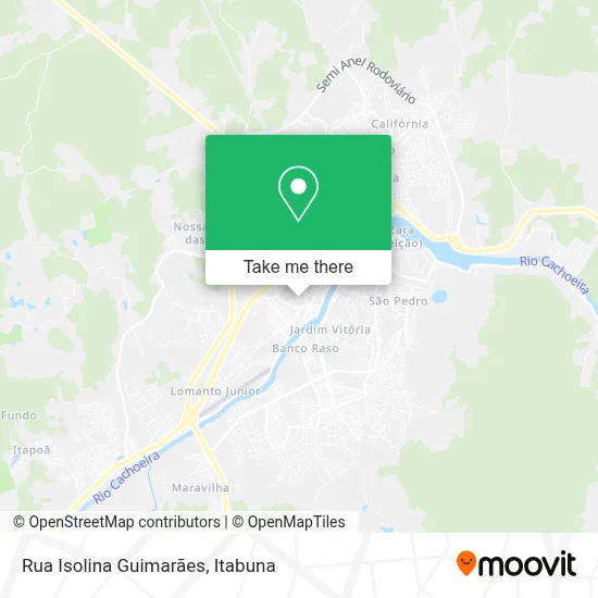 Rua Isolina Guimarães map
