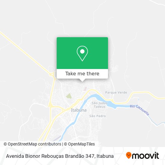 Mapa Avenida Bionor Rebouças Brandão 347