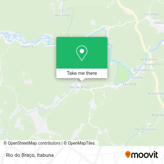 Rio do Braço map