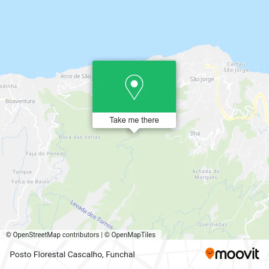 Posto Florestal Cascalho map