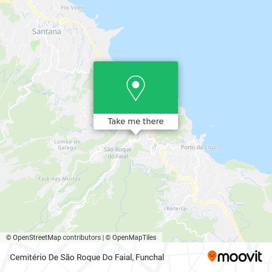 Cemitério De São Roque Do Faial map