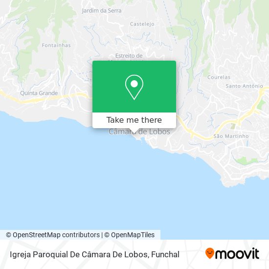 Igreja Paroquial De Câmara De Lobos map