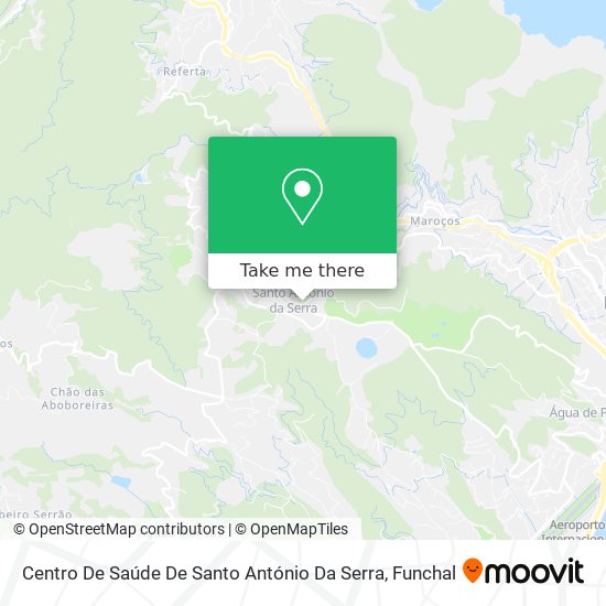 Centro De Saúde De Santo António Da Serra map