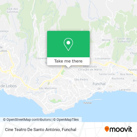 Cine Teatro De Santo António mapa